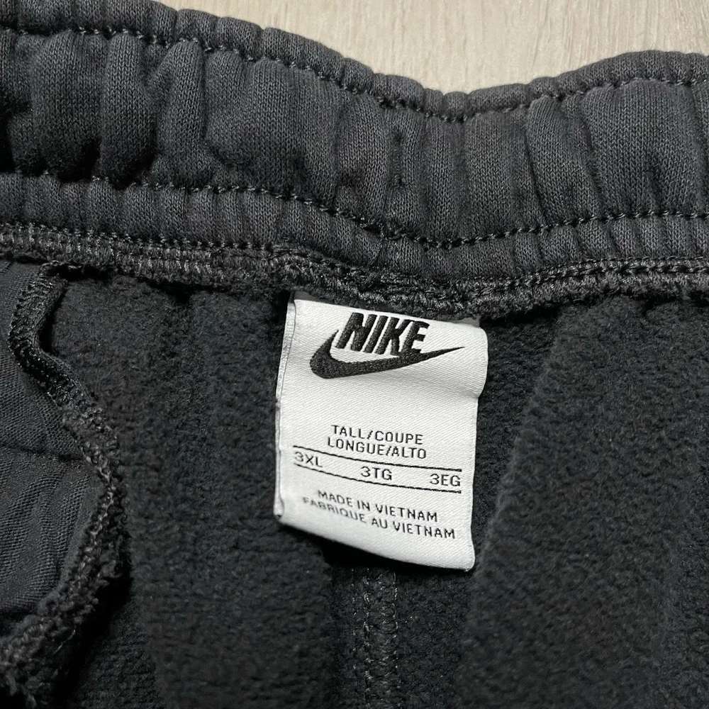 Nike Sportswear Club Fleece Joggers Sweatpants Men's Size 3XL Black Pockets Gym